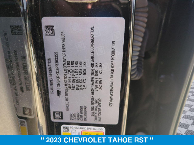 Used 2023 Chevrolet Tahoe RST w/ Max Trailering Package AWD/4WD image 37