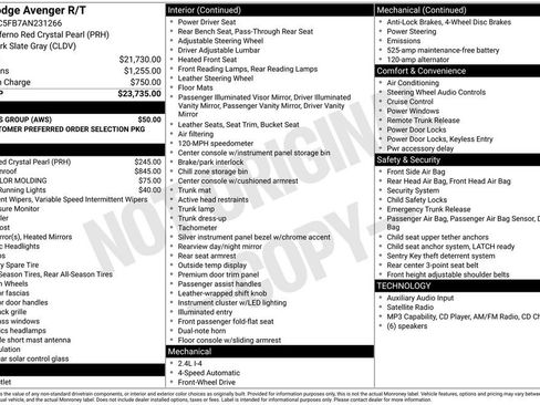 Used 2010 Dodge Avenger R/T FWD image 36