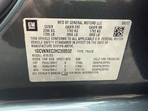 Used 2017 Chevrolet Silverado 1500 W/T w/ WT Convenience Package AWD/4WD image 17