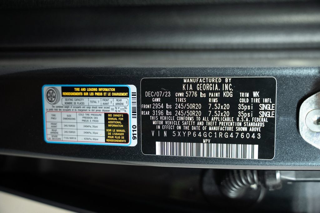 Used 2024 Kia Telluride S w/ S Sunroof Package FWD image 38