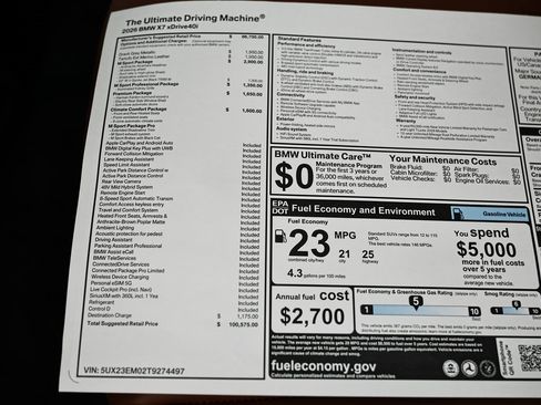 New 2026 BMW X7 xDrive40i w/ M Sport Package image 41