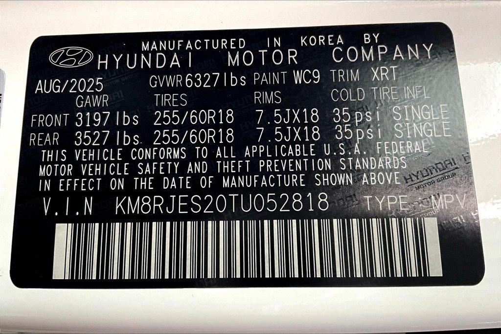 Certified 2026 Hyundai Palisade XRT Pro AWD/4WD image 13