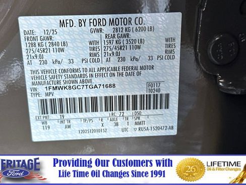 New 2026 Ford Explorer ST w/ Sun And Sound Package AWD/4WD image 29