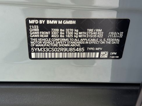 Used 2024 BMW XM Label Red AWD/4WD image 56