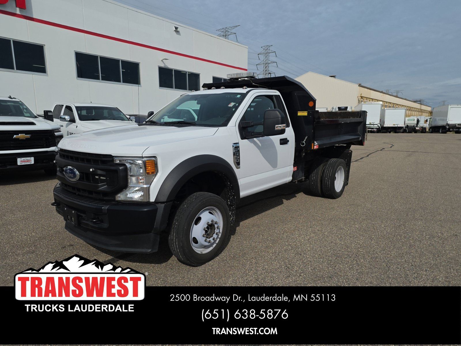 Used 2021 Ford F550 4x4 Regular Cab Super Duty w/ Power Equipment Group image 1