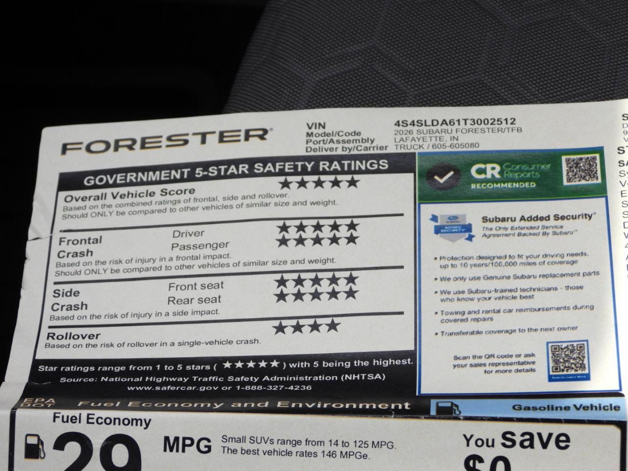 Used 2026 Subaru Forester AWD/4WD image 85