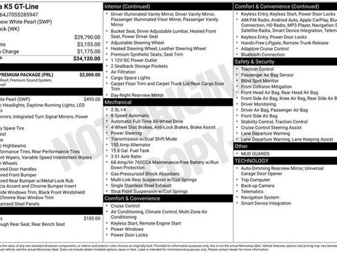 Used 2025 Kia K5 GT-Line w/ GT-Line Premium Package image 36