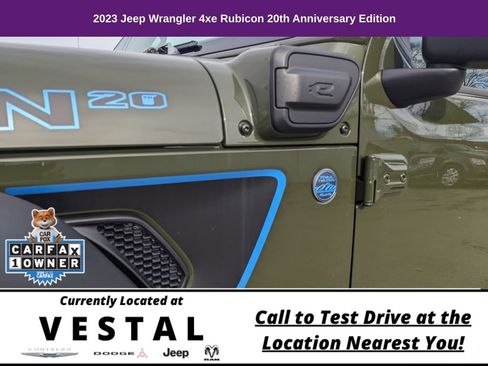 Used 2023 Jeep Wrangler Unlimited Rubicon 4xe AWD/4WD image 47