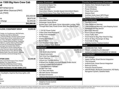 New 2026 RAM 1500 Big Horn AWD/4WD image 20