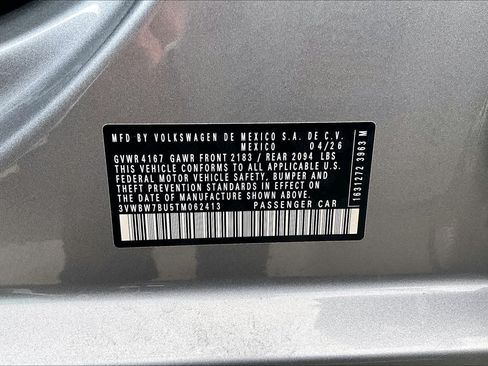 New 2026 Volkswagen Jetta Sport FWD image 19