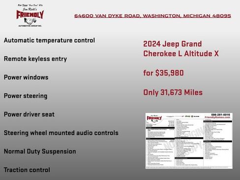 Used 2024 Jeep Grand Cherokee L Altitude image 6