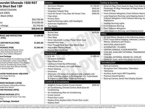New 2026 Chevrolet Silverado 1500 RST AWD/4WD image 15