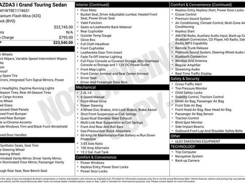 Used 2014 MAZDA MAZDA3 i Grand Touring FWD image 2