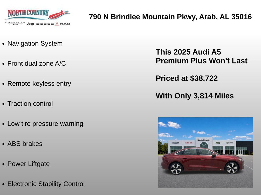 Used 2025 Audi A5 2.0T Premium Plus AWD/4WD image 6