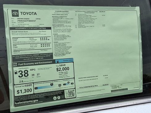 New 2026 Toyota Crown Signia AWD/4WD image 8