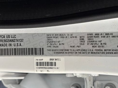 Used 2022 RAM 1500 Big Horn RWD image 48