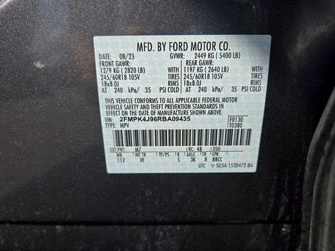 Certified 2024 Ford Edge SEL w/ Convenience Package AWD/4WD image 27