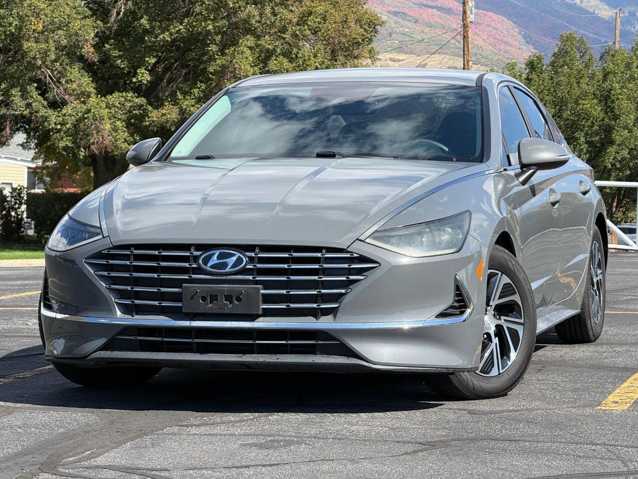 Used 2021 Hyundai Sonata Blue FWD image 1