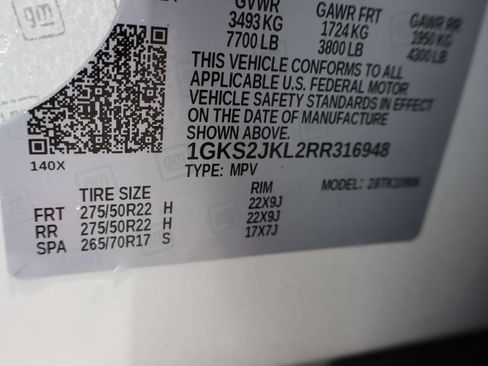 Used 2024 GMC Yukon XL Denali w/ LPO, Floor Liner Package AWD/4WD image 46