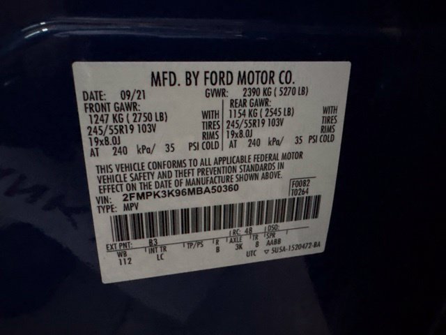 Used 2021 Ford Edge Titanium w/ Cargo Accessory Package FWD image 56