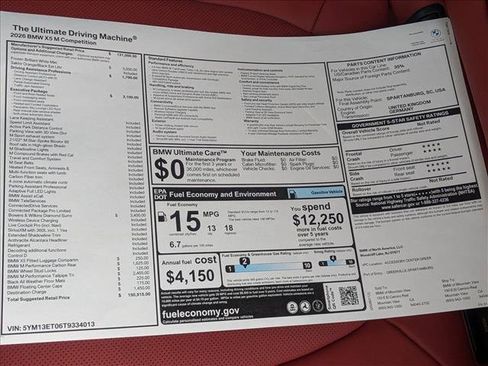 New 2026 BMW X5 M Competition w/ Executive Package AWD/4WD image 20