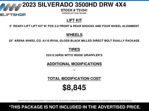 Used 2023 Chevrolet Silverado 3500 LTZ image 2