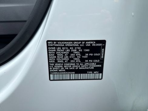 Used 2021 Volkswagen Atlas SE w/ Panoramic Sunroof Package AWD/4WD image 17