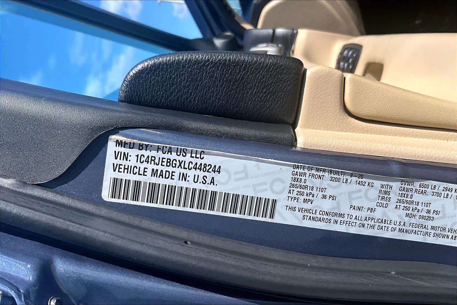 Used 2020 Jeep Grand Cherokee Limited RWD image 36