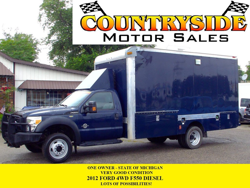 Used 2012 Ford F550 4x4 Regular Cab Super Duty w/ Payload Upgrade Pkg image 1