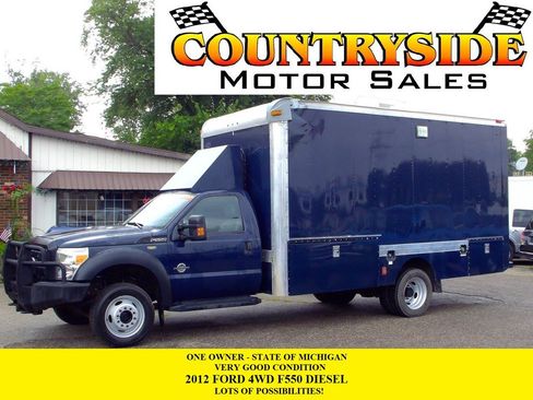 Used 2012 Ford F550 4x4 Regular Cab Super Duty w/ Payload Upgrade Pkg image 1