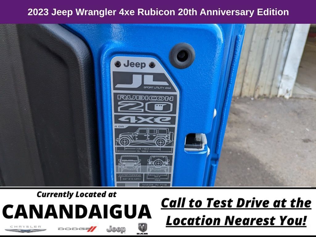New 2023 Jeep Wrangler Unlimited Rubicon 4xe AWD/4WD image 20