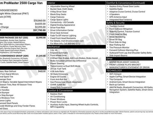 New 2025 RAM ProMaster 2500 w/ Quick Order Package 22G SLT image 26