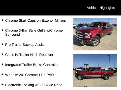 Used 2016 Ford F150 King Ranch w/ Equipment Group 601A Luxury AWD/4WD image 7