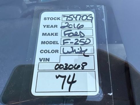 Used 2016 Ford F250 XL w/ Power Equipment Group AWD/4WD image 35