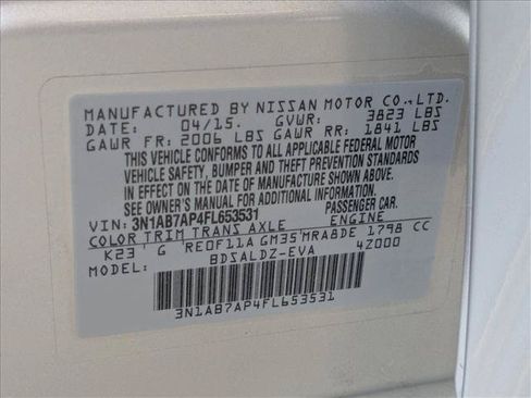 Used 2015 Nissan Sentra SV FWD image 23