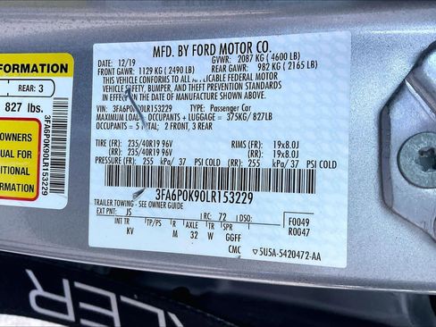 Used 2020 Ford Fusion Titanium image 35