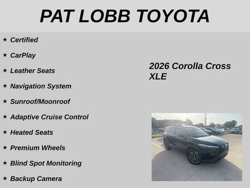 Certified 2026 Toyota Corolla Cross XLE w/ Convenience Package FWD image 13