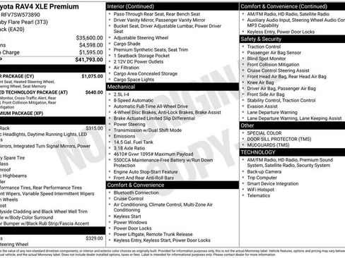 Used 2025 Toyota RAV4 XLE Premium w/ Weather Package AWD/4WD image 13