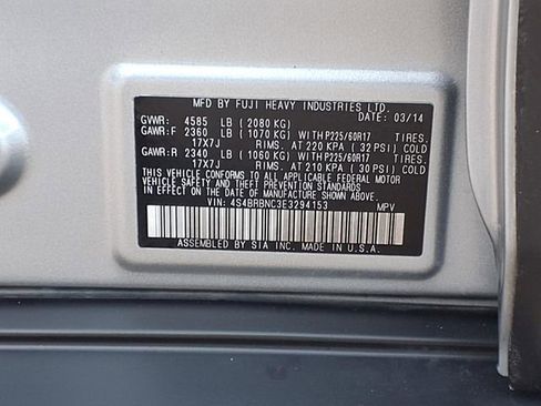Used 2014 Subaru Outback 2.5i Limited AWD/4WD image 10