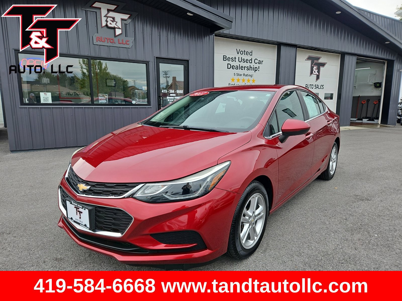 Used 2017 Chevrolet Cruze LT w/ Convenience Package FWD image 1