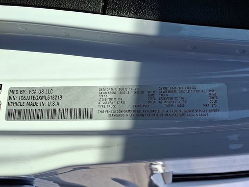 Certified 2021 Jeep Gladiator Mojave image 28