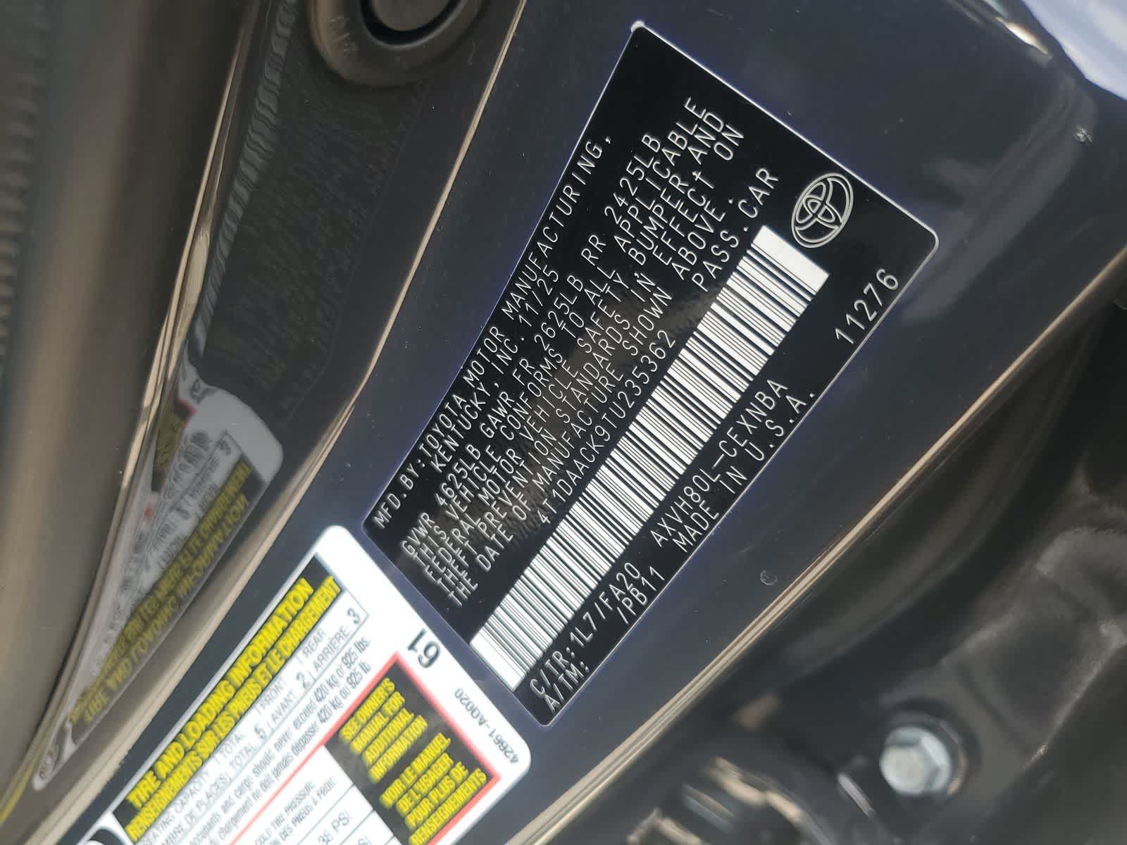 Used 2026 Toyota Camry LE w/ Convenience Package FWD image 27