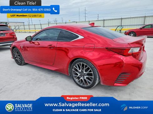 Used 2015 Lexus RC 350 w/ F Sport w/Summer Tires RWD image 3