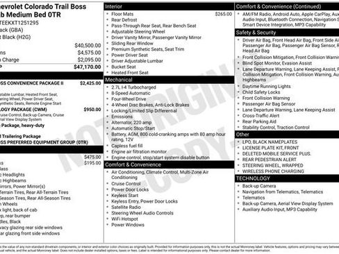 New 2026 Chevrolet Colorado Trail Boss AWD/4WD image 4