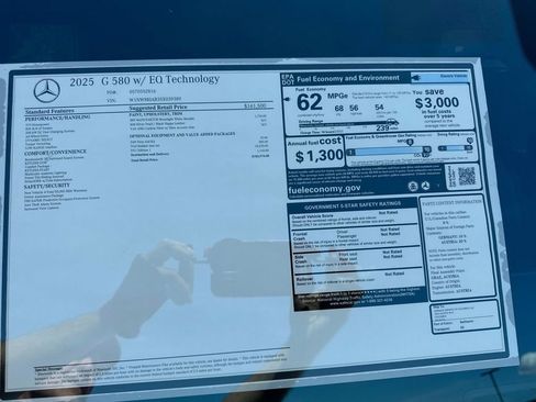 New 2025 Mercedes-Benz G 580 w/ EQ Technology image 8