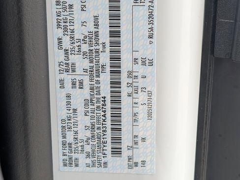 New 2026 Ford Transit 150 XL w/ Load Area Protection Package image 25