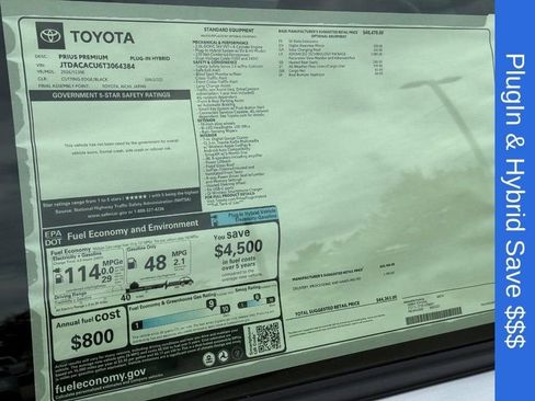 New 2026 Toyota Prius Plug-In Hybrid FWD image 19