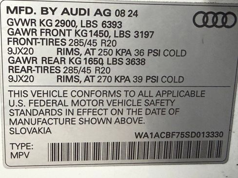 Used 2025 Audi Q7 2.0T Premium w/ Convenience Package AWD/4WD image 20