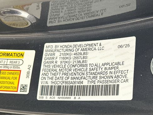 Used 2025 Honda Accord Touring image 12