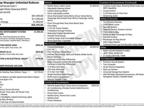 Used 2018 Jeep Wrangler Unlimited Rubicon image 15